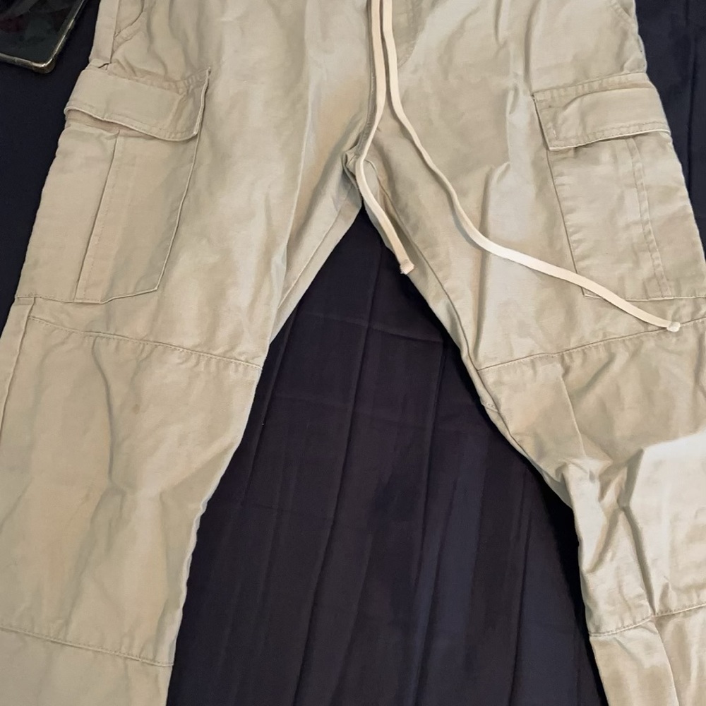 Fear of God Light Gray Cargo Pants